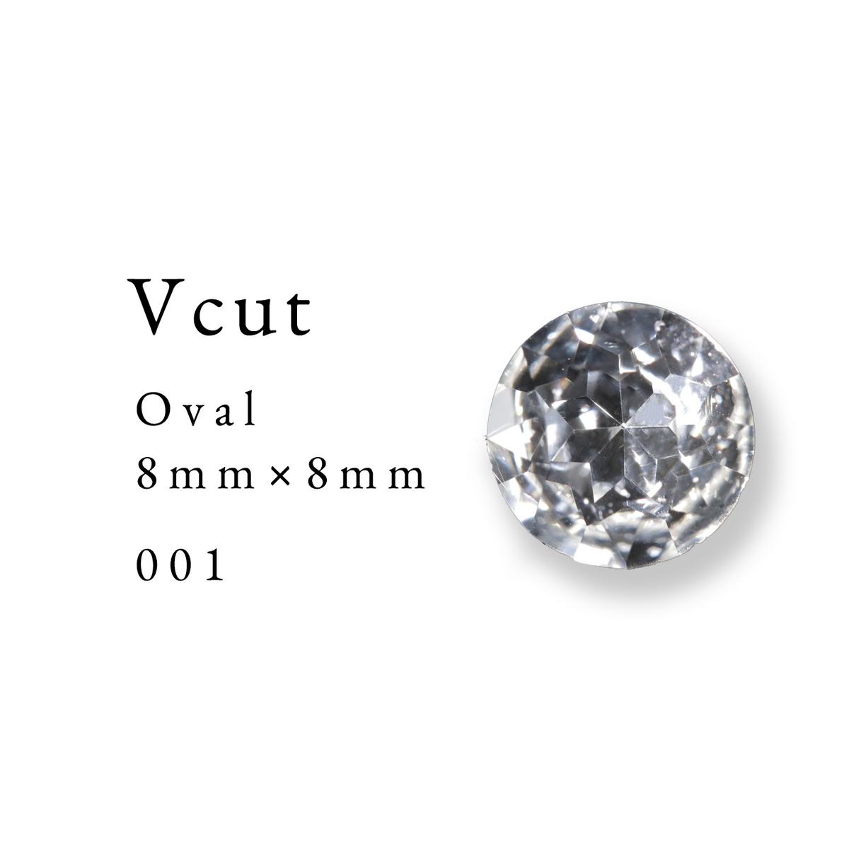 Enoi Parts - V Cut Oval 8mm #001