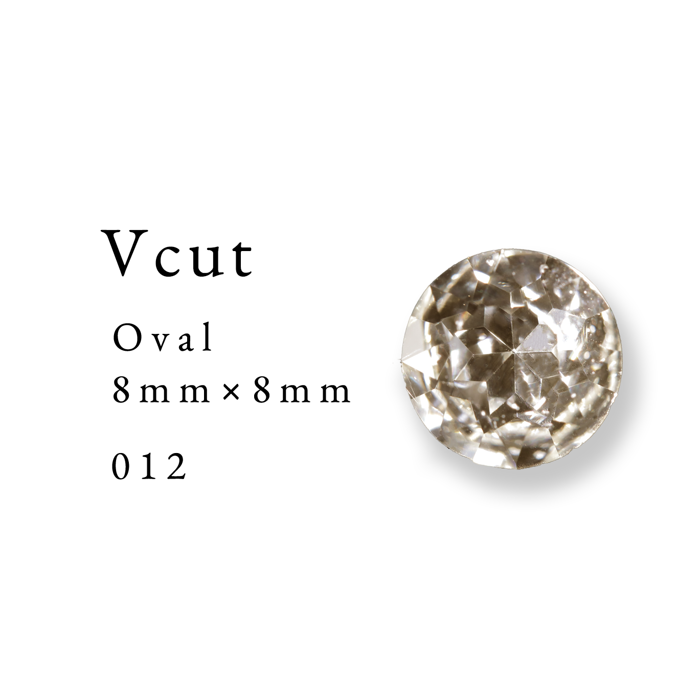 Enoi Parts - V Cut Oval 8mm #012