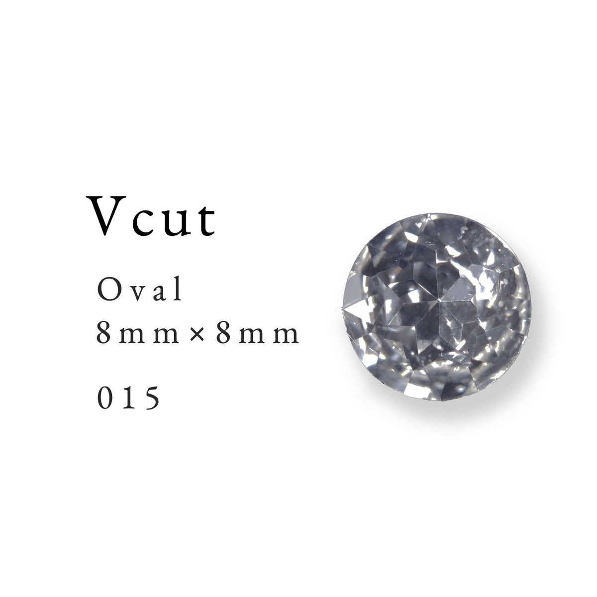 Enoi Parts - V Cut Oval 8mm #015