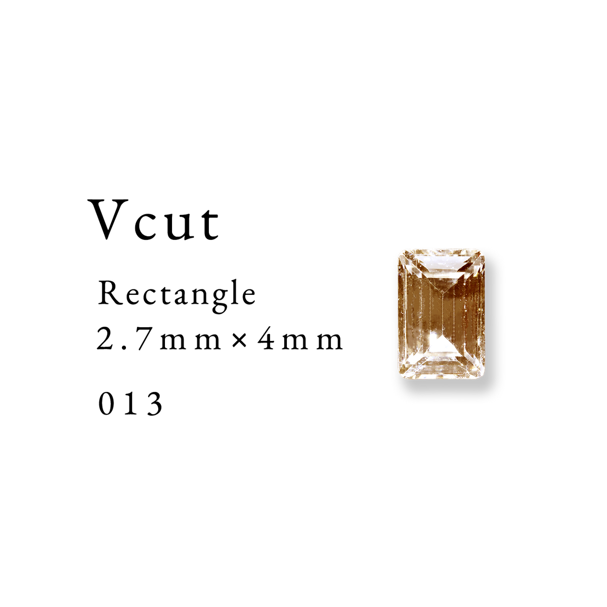 Enoi Parts - V Cut Rectangle 2.7×4 #013