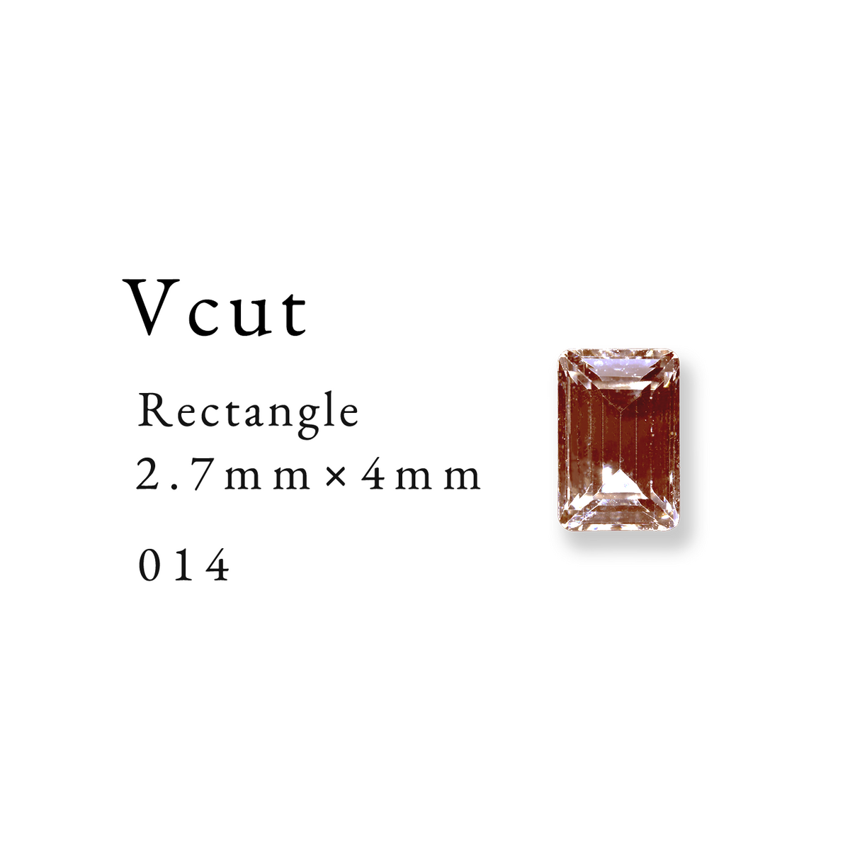 Enoi Parts - V Cut Rectangle 2.7×4 #014