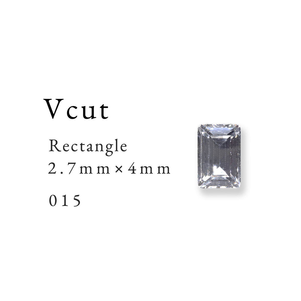 Enoi Parts - V Cut Rectangle 2.7×4 #015