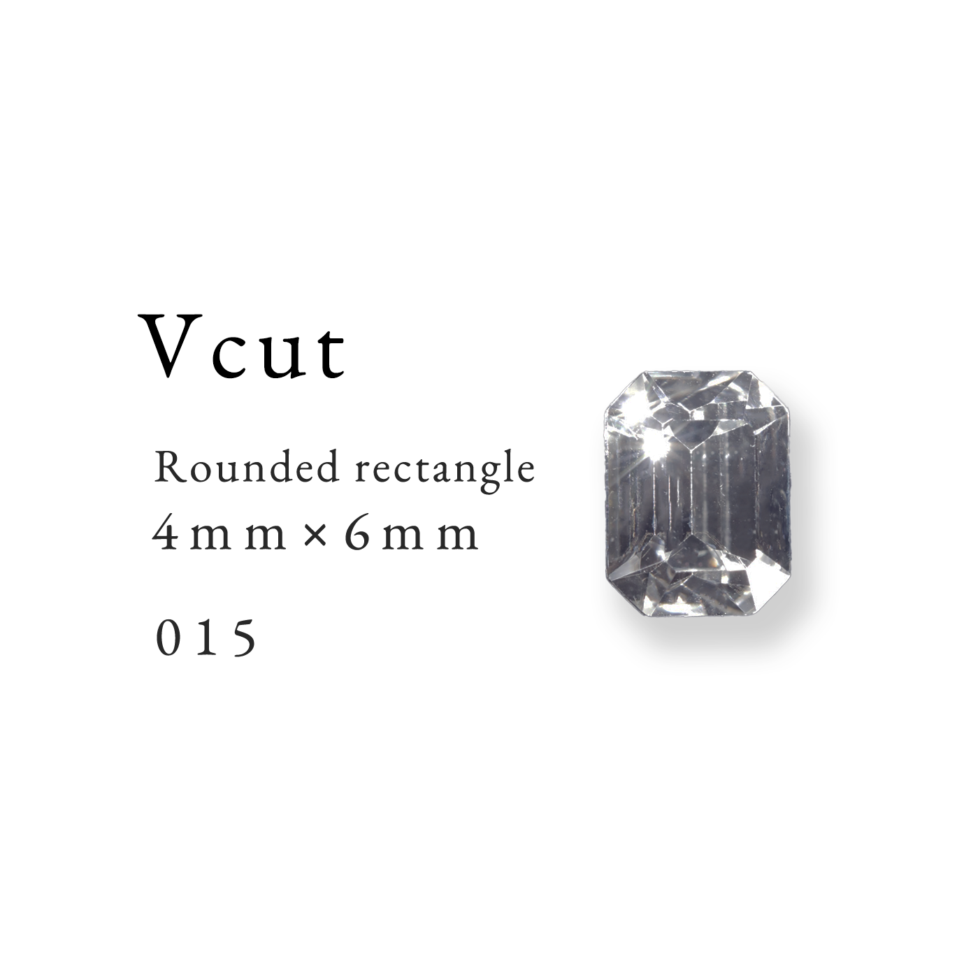 Enoi Parts - V Cut Rounded rectangle 4×6 #015
