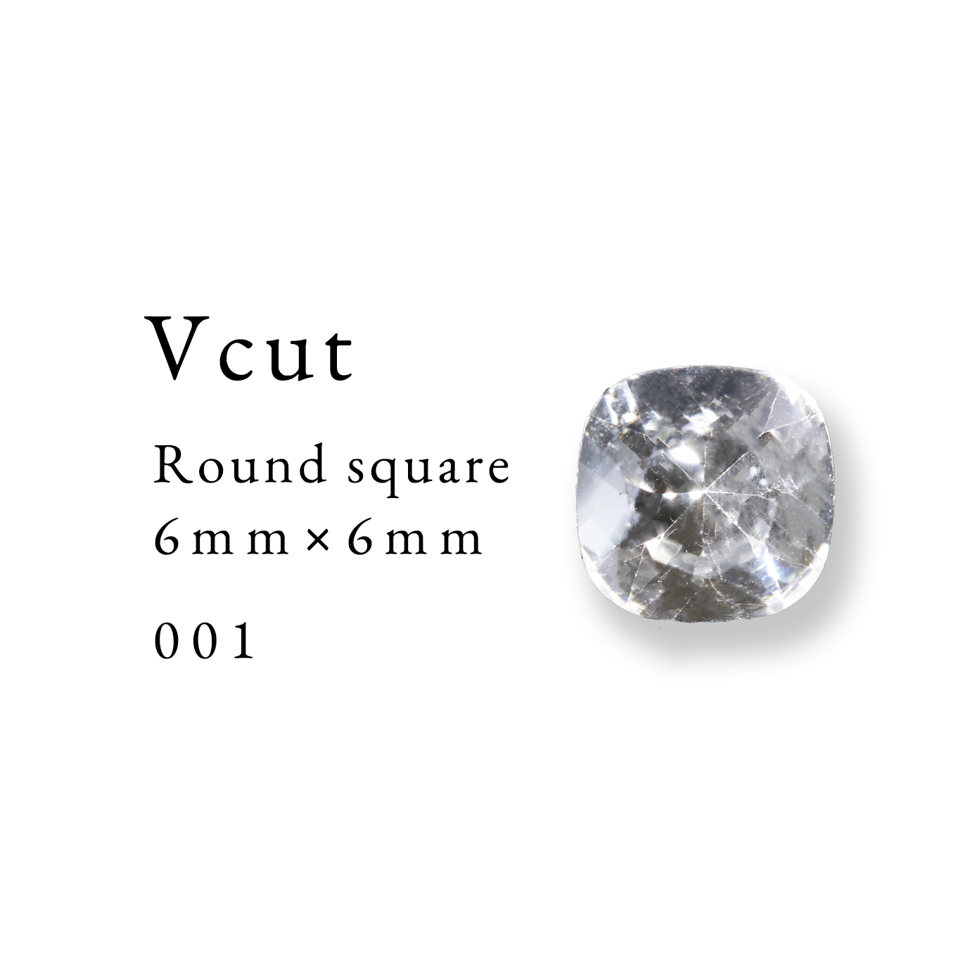 Enoi Parts - V Cut Round square 6×6 #001