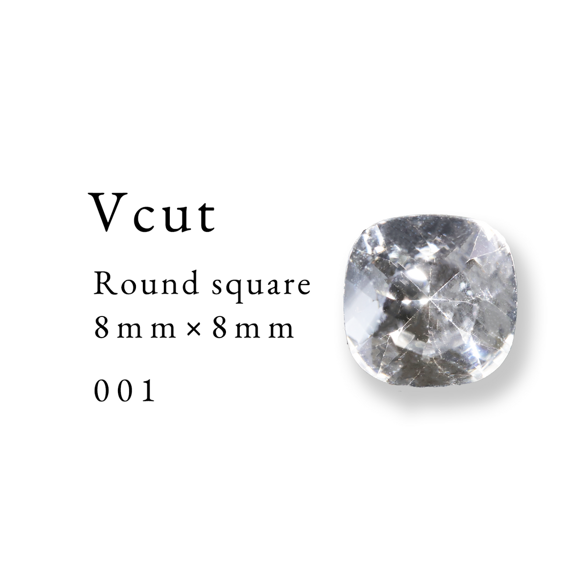 Enoi Parts - V Cut Round square 8×8 #001