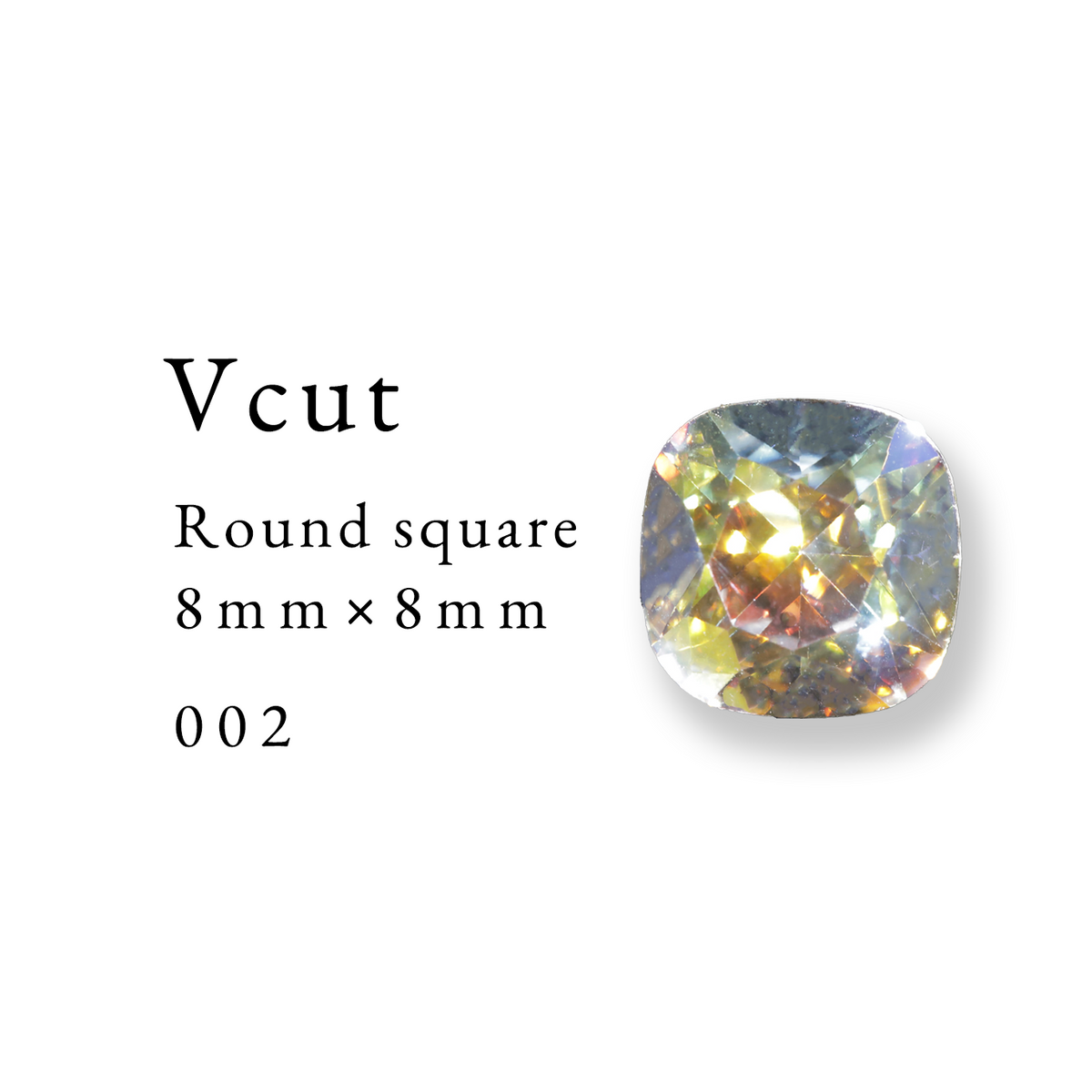 Enoi Parts - V Cut Round square 8×8 #002