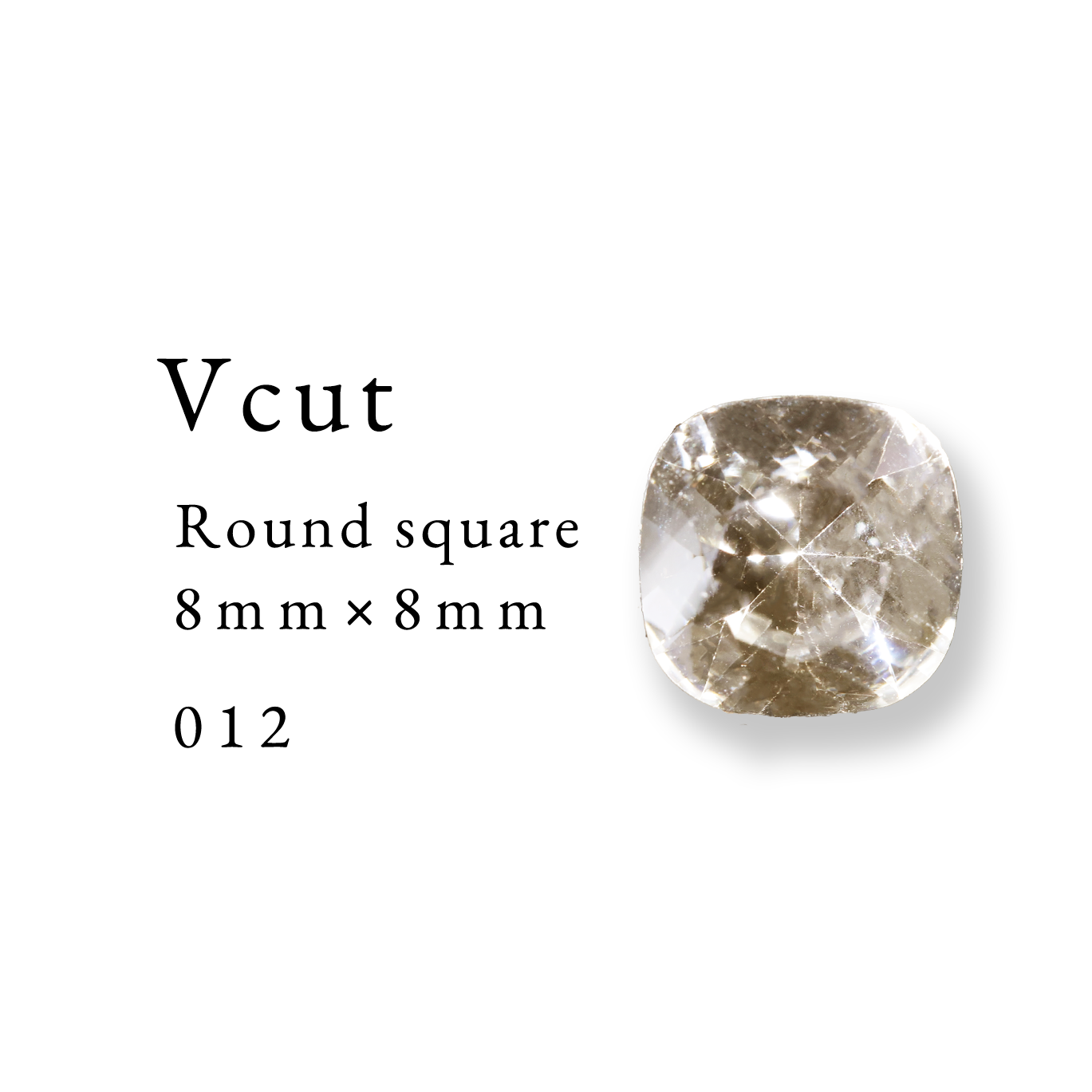 Enoi Parts - V Cut Round square 8×8 #012