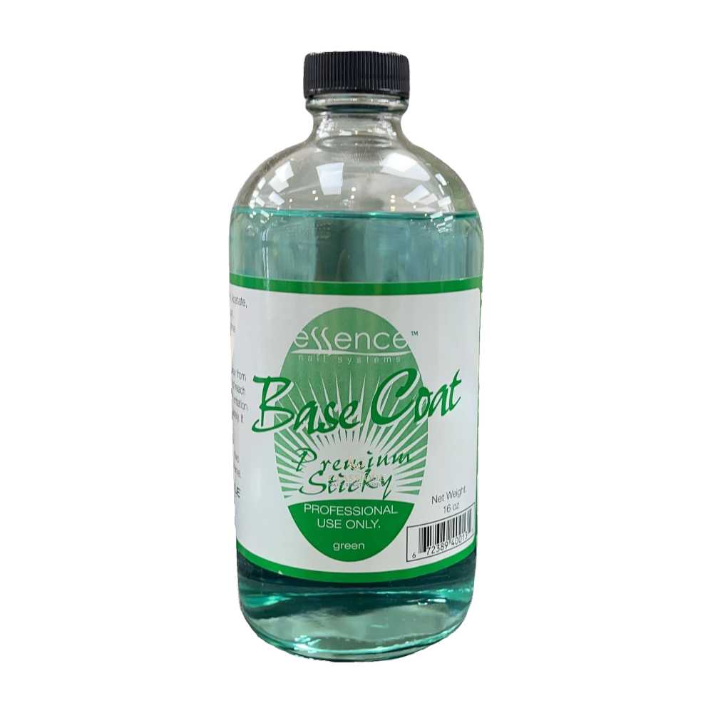 Essence Premium Sticky Green Base Coat 16oz - Classique Nails Beauty Supply