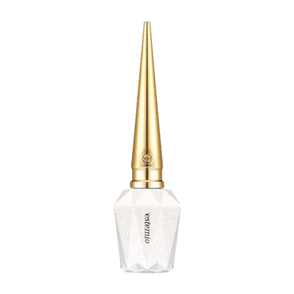 Estemio GL34 is a white glitter Classique Nails Beauty Supply