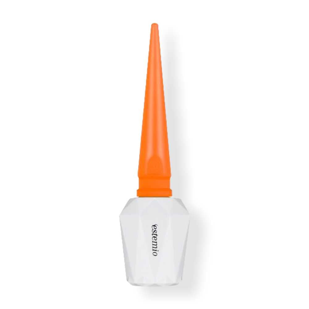 Estemio Korean Gel Polish GL42, orange nails