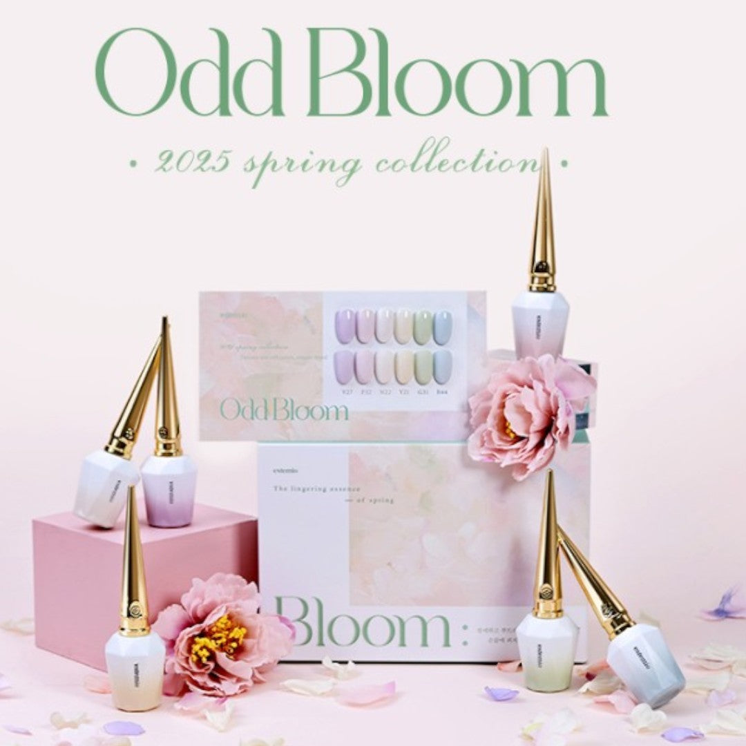 Estemio Gel Polish Set, estemio Odd Bloom Spring 2025 Collection, beauty supply store near me, beauty supply stores near me, cute nail designs, lovely nails, nail shop near me, cute nail art