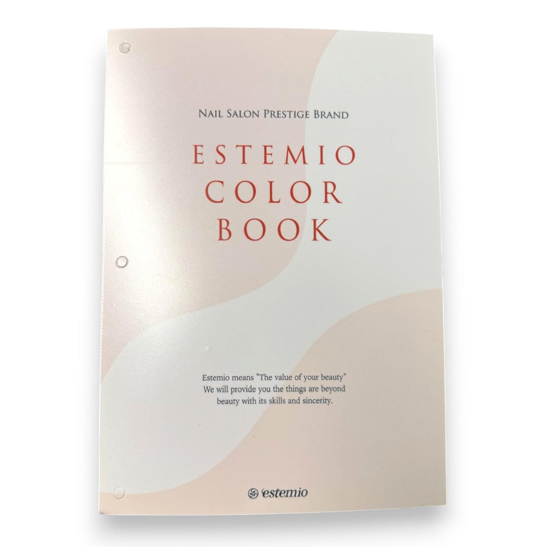 Estemio Colour Book, Classique Nails Beauty Supply, nail polish display, korean gel nail polish brands