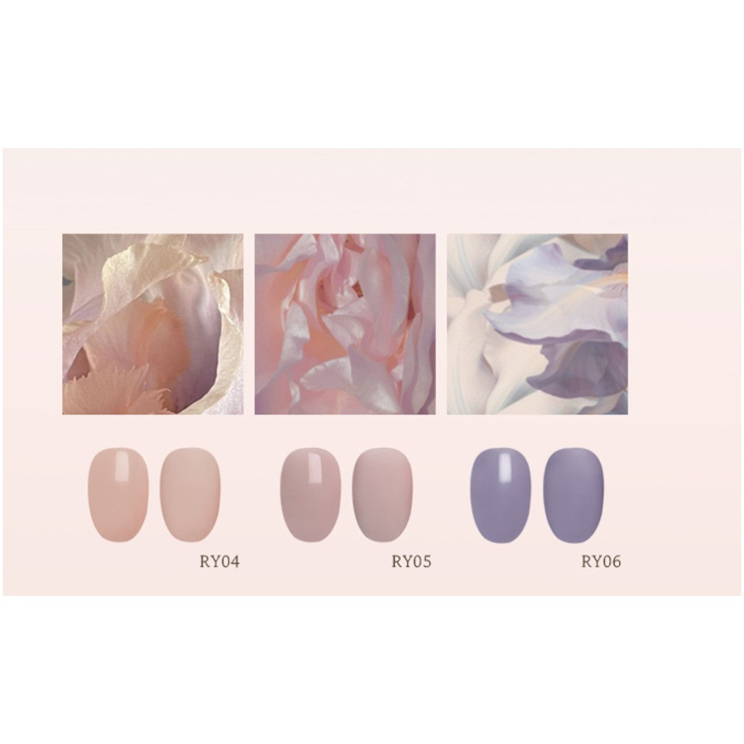 Fauve X Ryun Jjang Gel Polish - Syrup & Glitter Series #RY01-06 (6pcs)