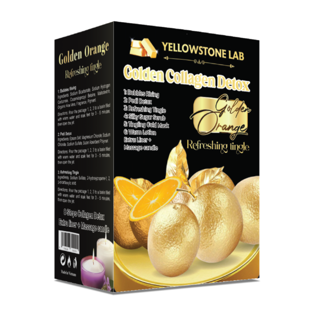 GMT Golden Collagen Detox 6 Step (Case of 36) - Golden Orange