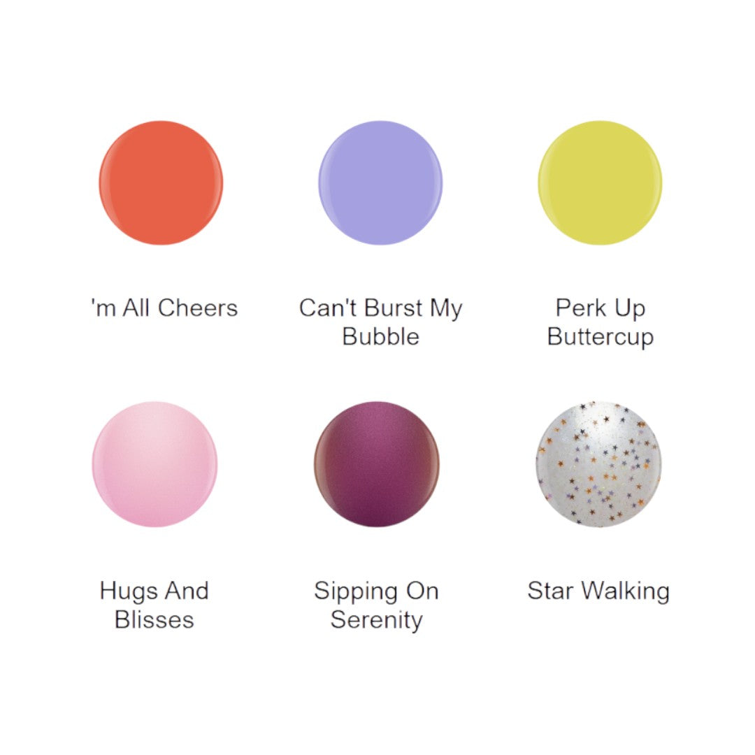 Gelish Gel Polish Now & Zen Spring 2025 Collection (6pcs)