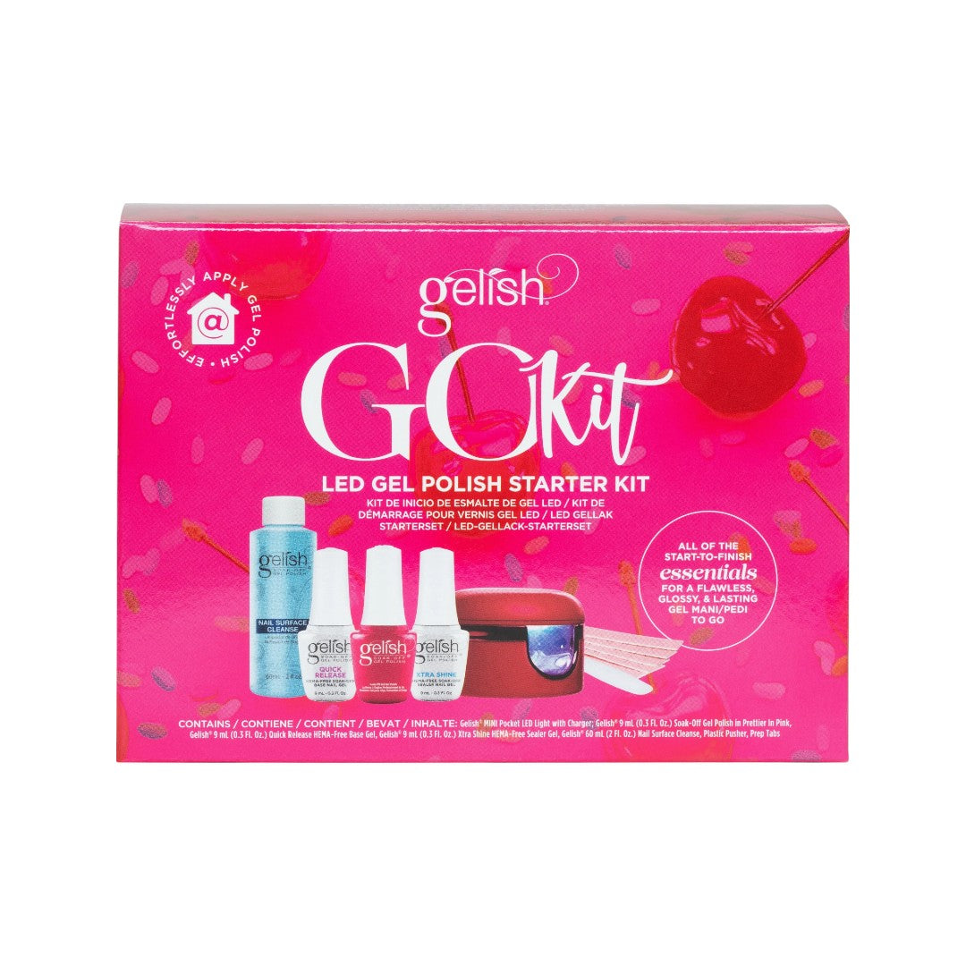 Gelish Mini Go Kit - LED Gel Polish Starter Kit