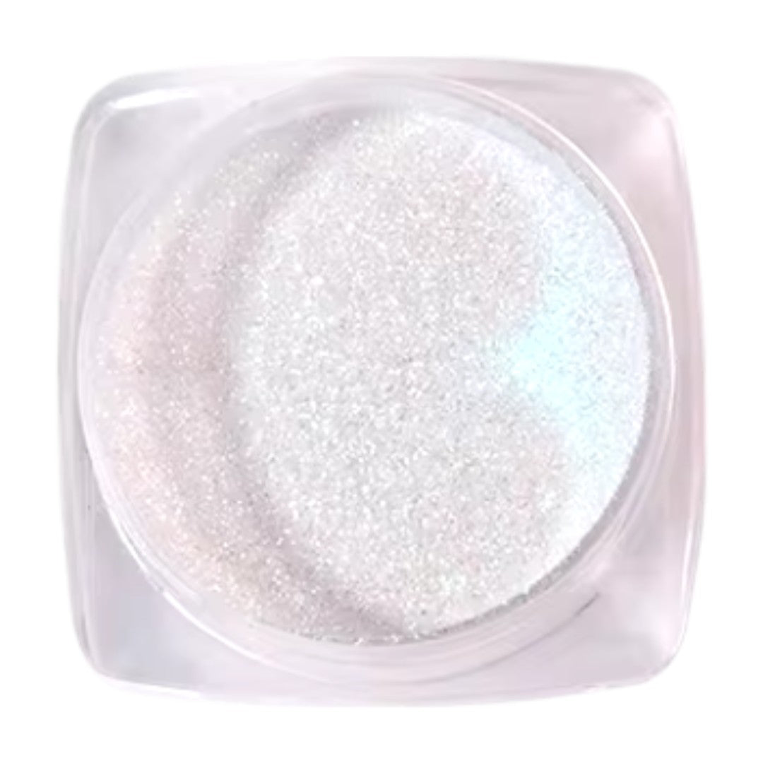 Gentle Pink Aqua Mirror Chrome Powder, hailey bieber chrome nails