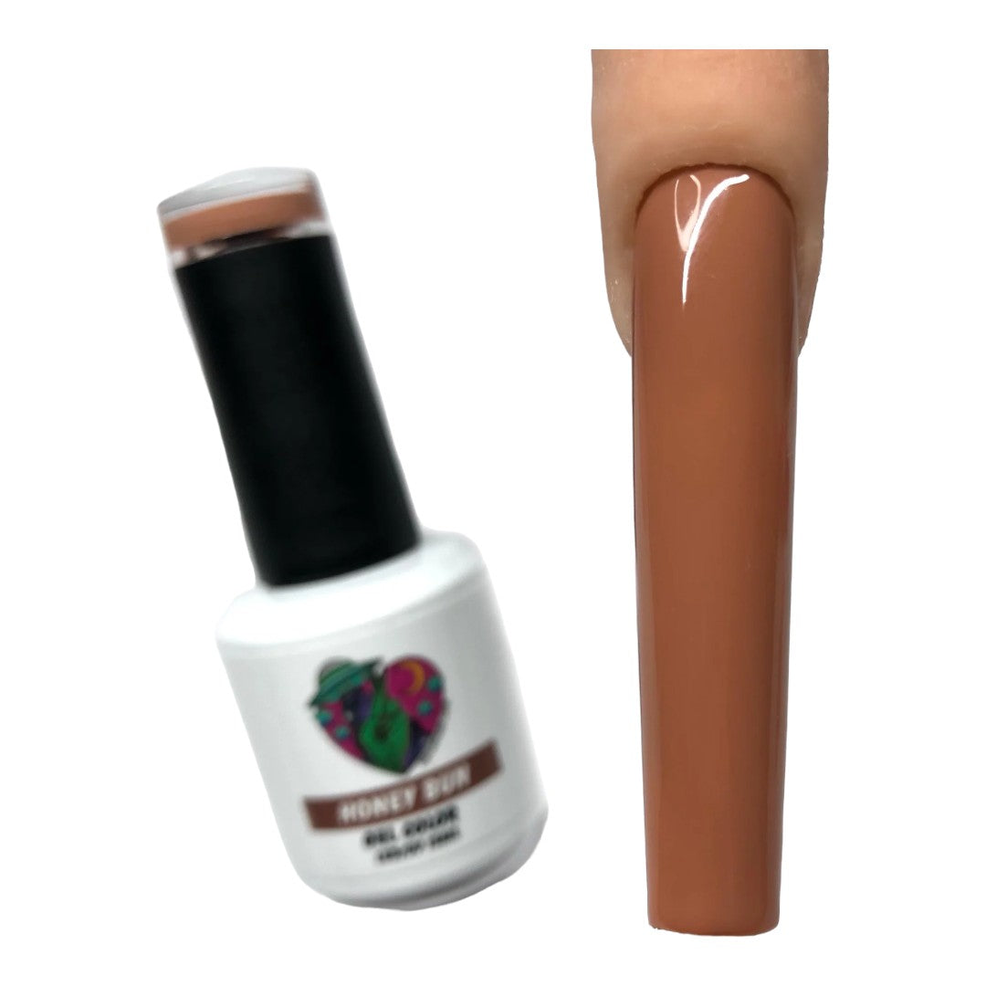 Cruelty Free Gel Polish - Honey Bun | Nailz By Dev Canada, purple nail art designs