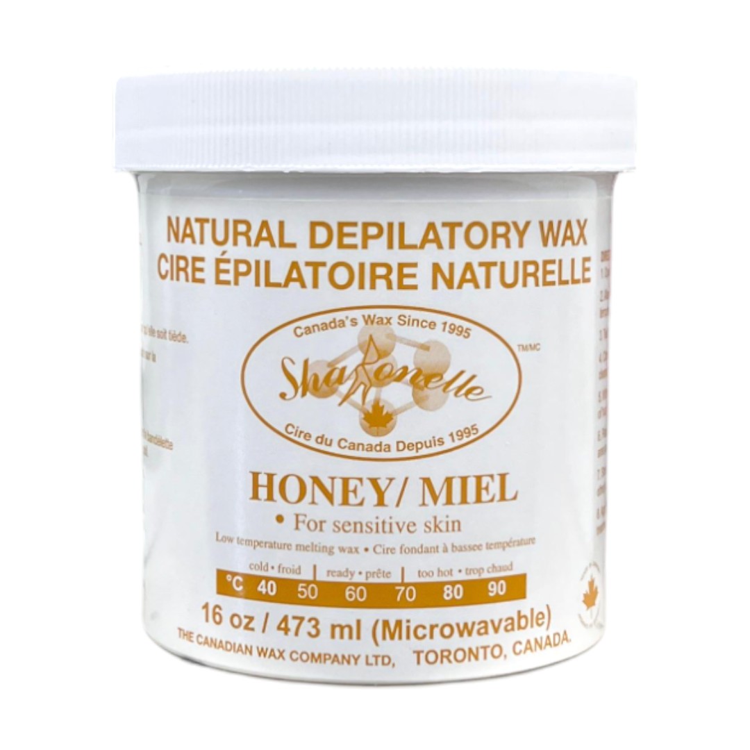 Sharonelle Soft Wax Microwave 16oz Honey, Top Rated Hair Removal Wax, Wax supply toronto, soft wax