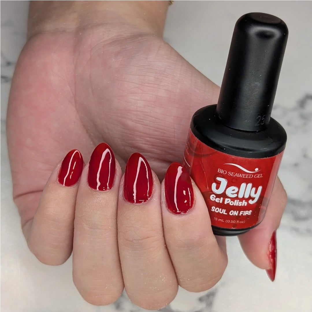 Bio Seaweed Jelly Gel Polish - Soul On Fire #J01