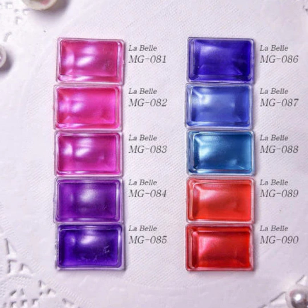 Jel and Gel Cat Eye Gel Polish - La Belle Collection #MG081-090 (10pcs)