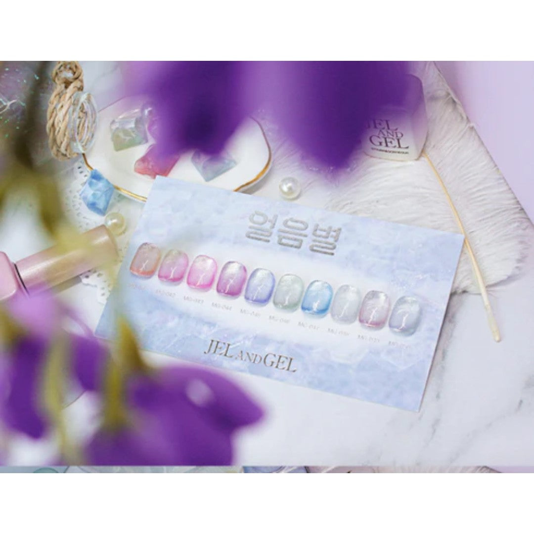 Jel and Gel Cat Eye Gel Polish - Ice Star Collection #MG41-50 (10pcs)