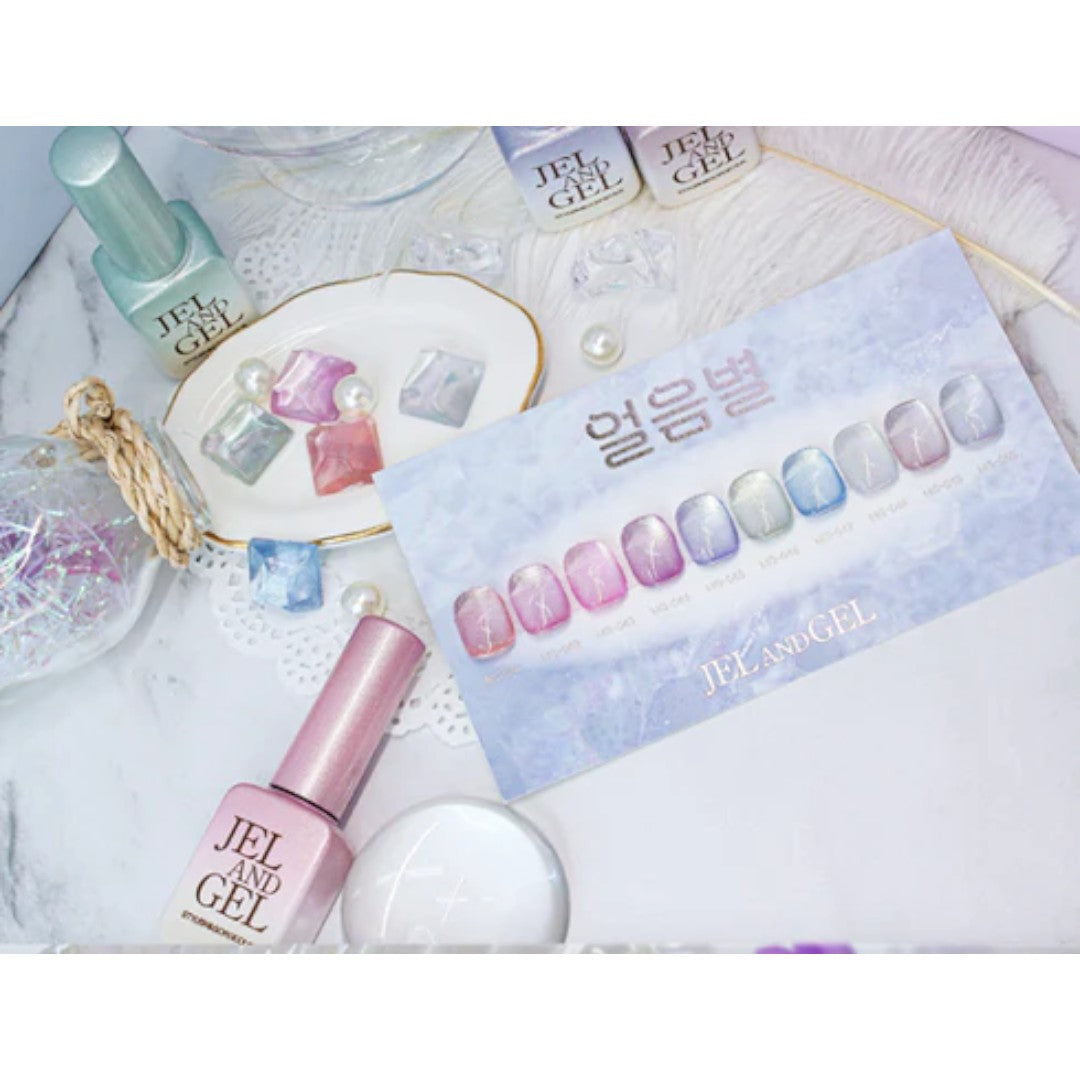 Jel and Gel Cat Eye Gel Polish - Ice Star Collection #MG41-50 (10pcs)
