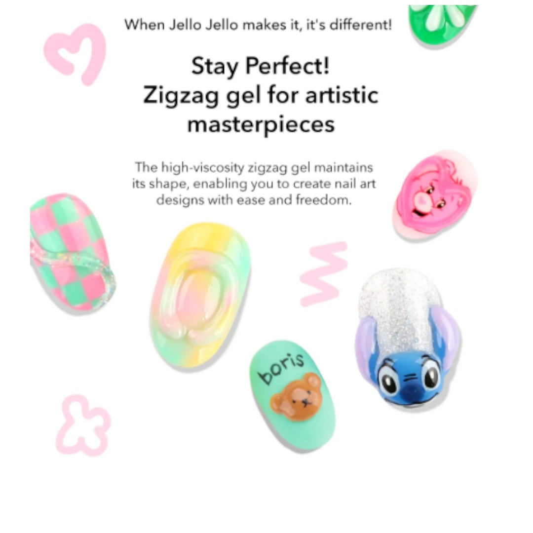 Jello Jello Zigzag Gel - More Black #JT-14 10g