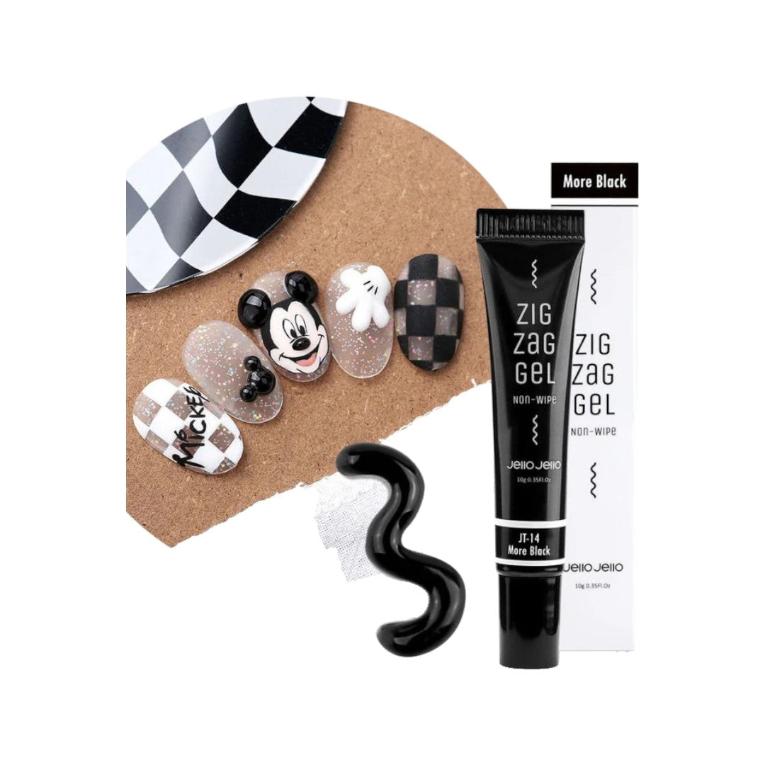 Jello Jello Zigzag Gel - More Black #JT-14 10g