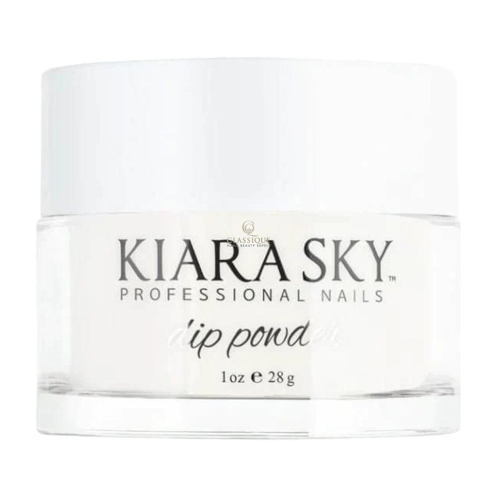 Kiara Sky Dipping Powder 1oz - Milky White #D623 - Classique Nails Beauty Supply