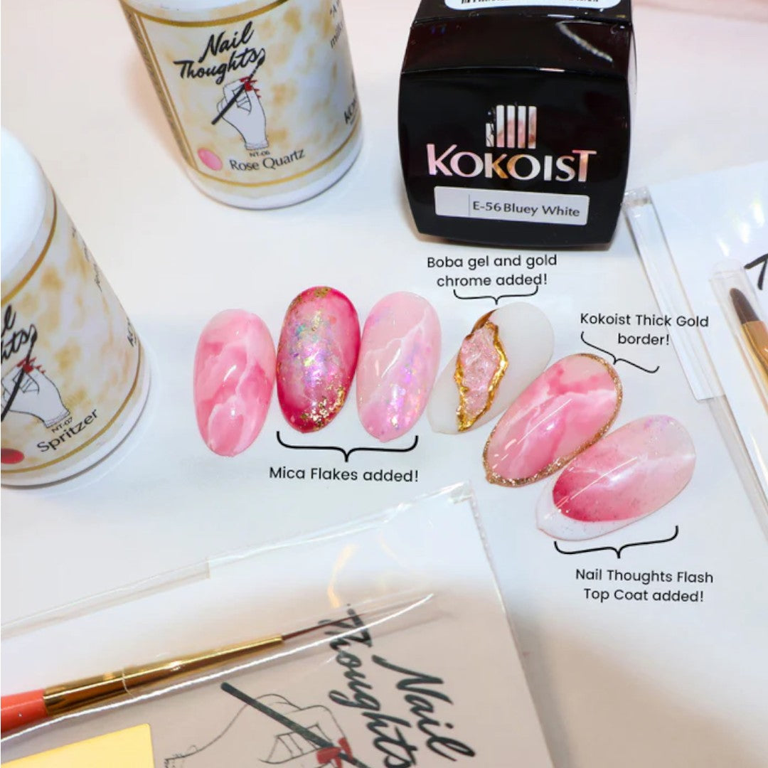 manicure set, Kokoist Rose Quartz Design Kit