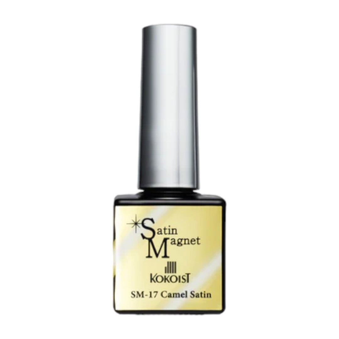 cat eye gel nail polish, Kokoist Satin Magnet, Camel Satin SM-17