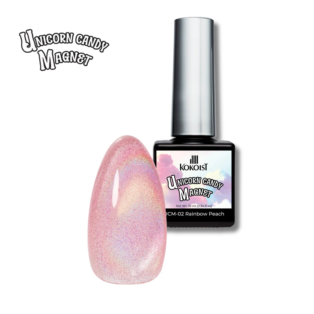 Kokoist Unicorn Candy Magnet Gel - Rainbow Peach #UCM-02