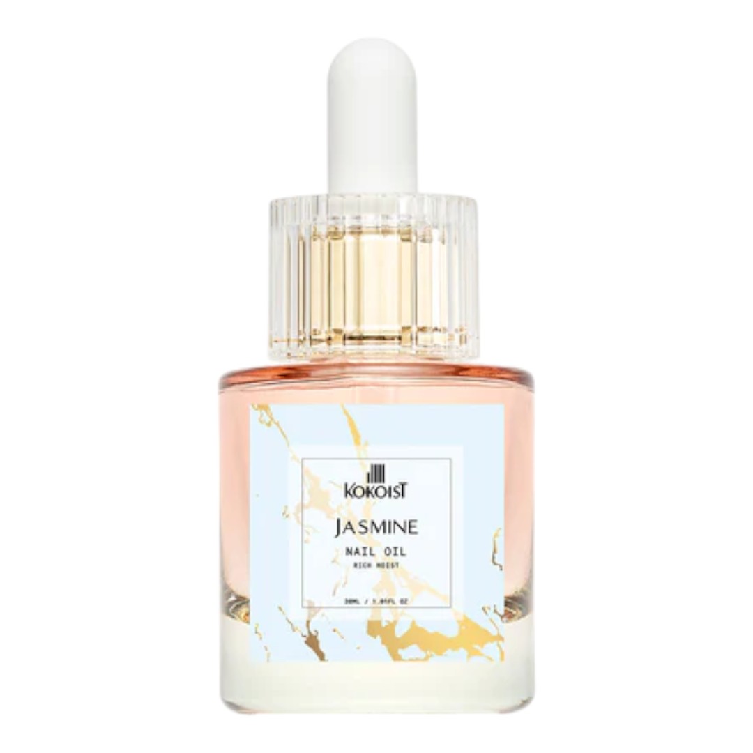 Kokoist Nail Oil Jasmine 30ml, jasmine flowers toronto, kokoist canada, kokoist usa, cuticle oil, best cuticle oil, top rated cuticle oil, solar oil for nails, tea tree oil for nails