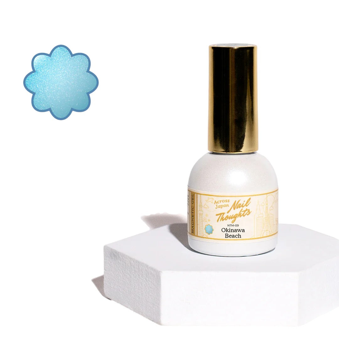 Kokoist x Nail Thoughts Cat Eye Gel Polish Okinawa Beach, gel cake, le beau toronto cherry