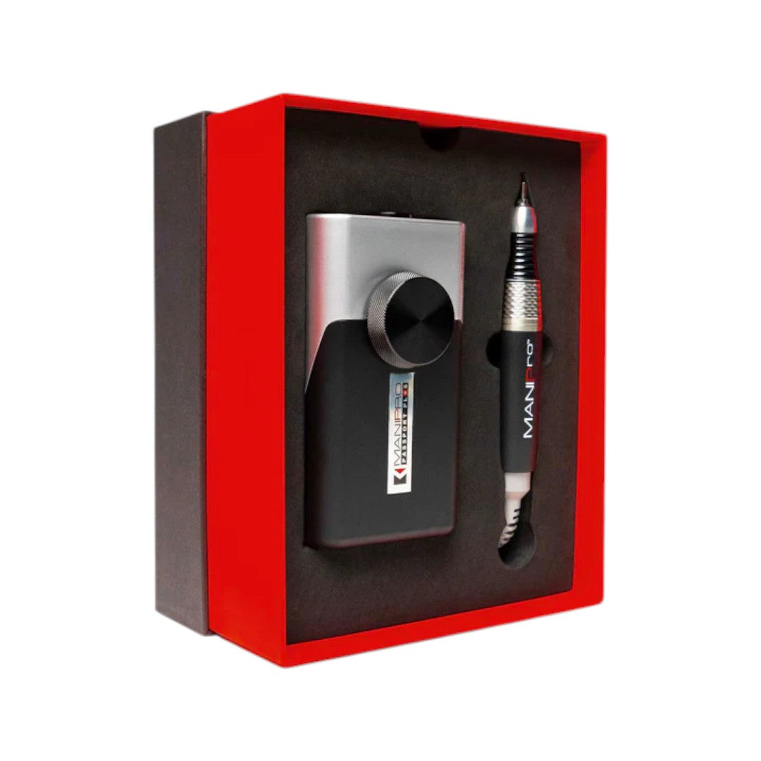 Kupa ManiPro Passport Plus Complete w/KP-60 Handpiece - Silver w/ Phantom Black Jacket