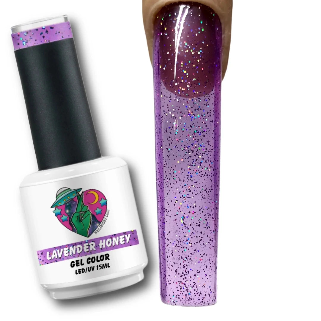 Cruelty Free Gel Polish - Lavender Honey | Nailz By Dev Canada, nail art bar
