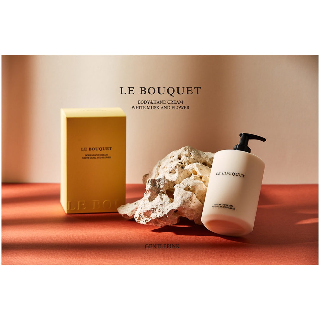 LE BOUQUET Body & Hand Cream White Musk and Flower 450ml, tend skin, cream body cream