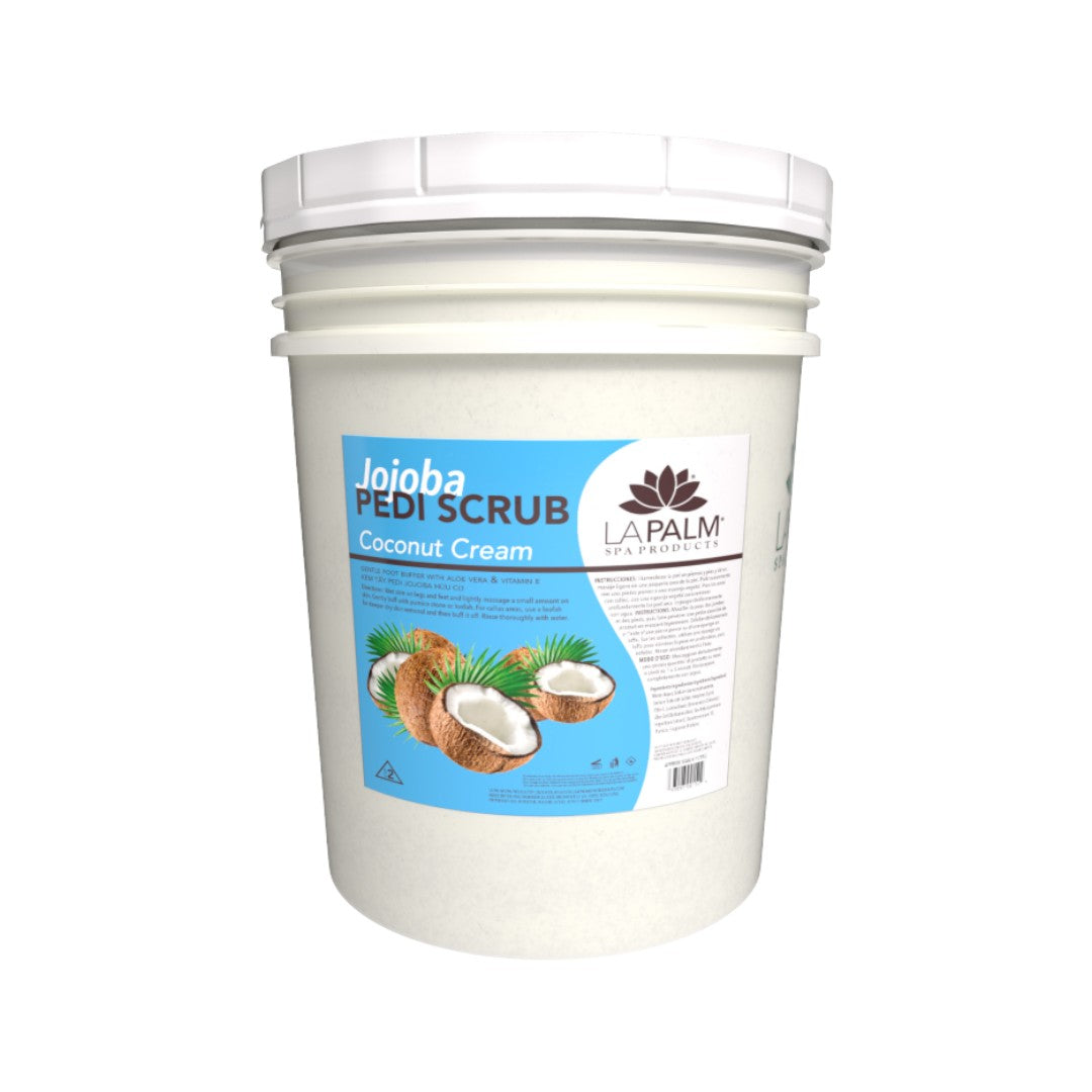 La Palm Pedi Gel Scrub - Coconut Cream 5Gal Bucket