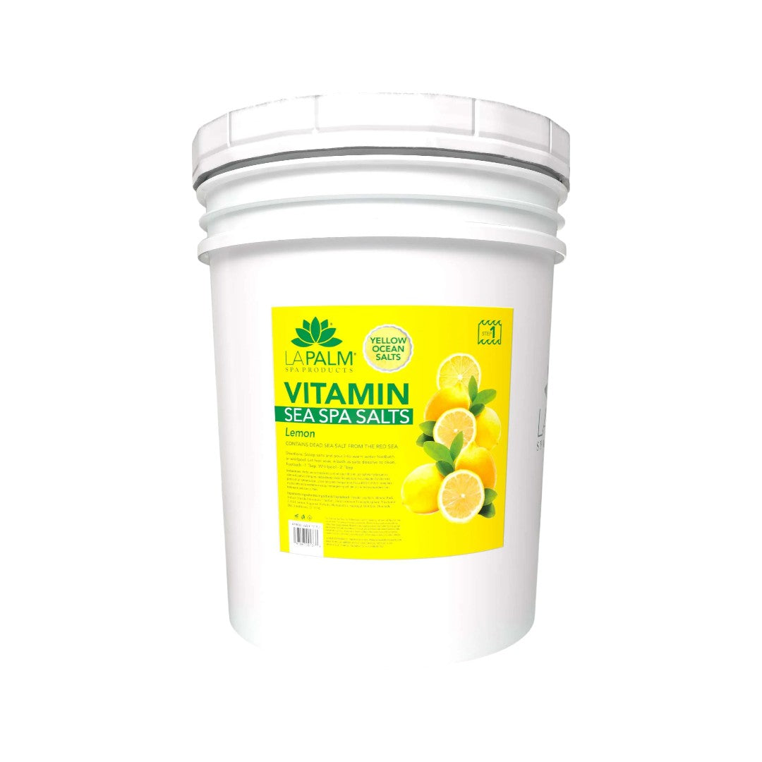 La Palm Sea Spa Salt - Lemon 5Gal Bucket