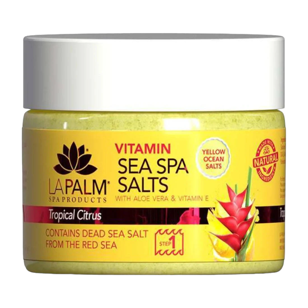 La Palm Sea Spa Salt Tropical Citrus 12oz, pedicure nails, pedicure winnipeg, pedicures, top rated pedicure near me, best pedicure near me