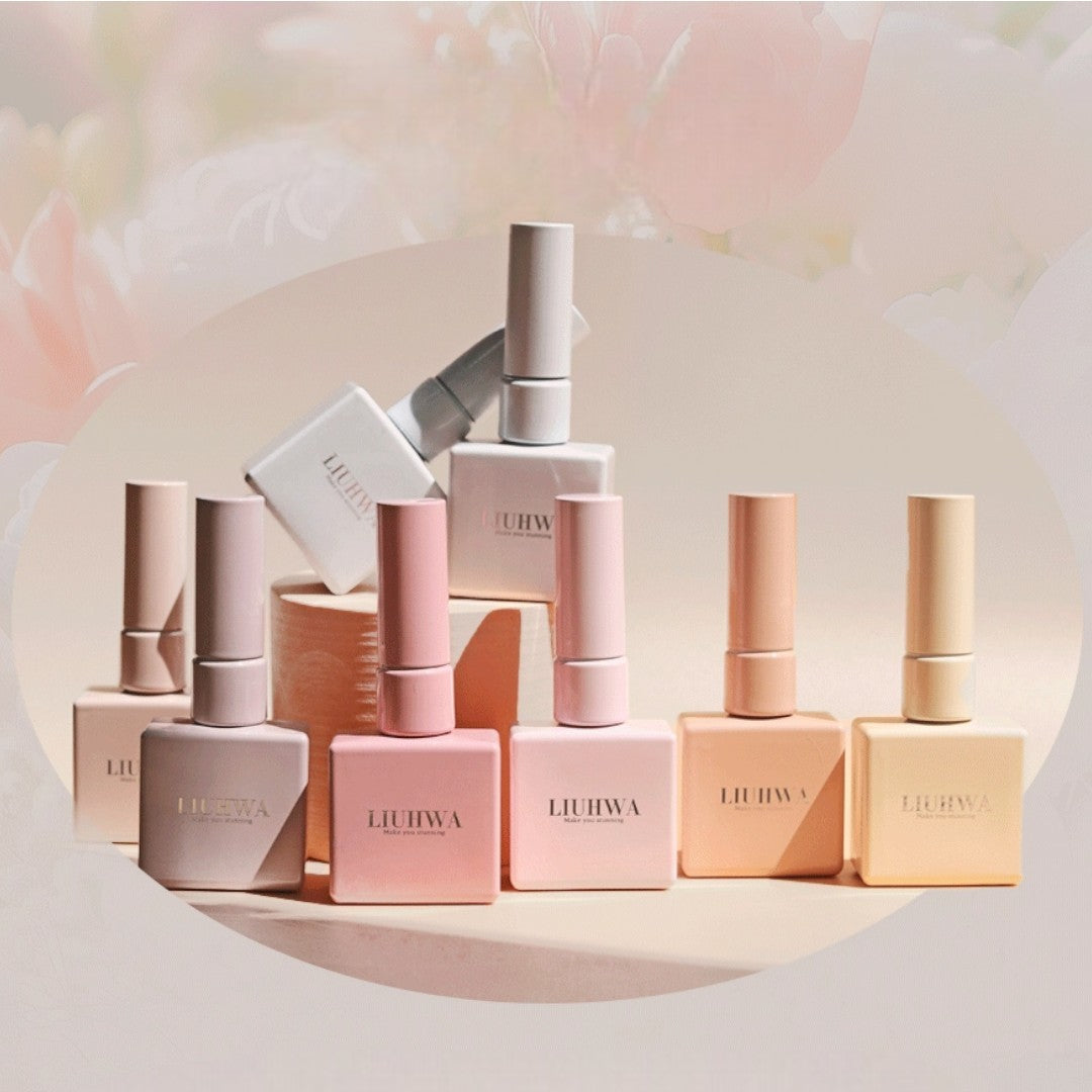 Liuhwa Hema Free Gel Polish Flower Bouquet Collection L103-110 (8pcs), secret nail supply