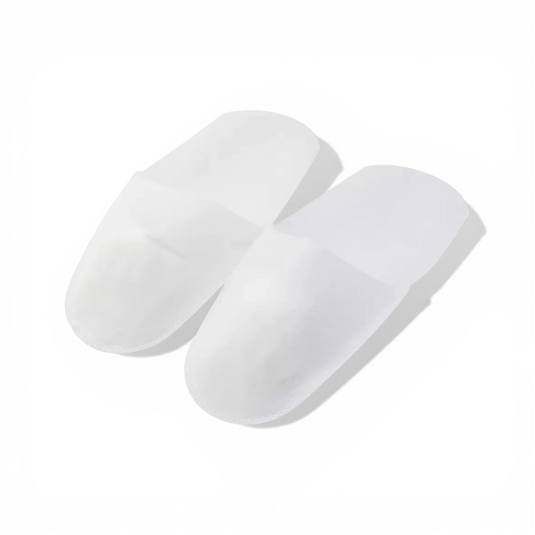 Luxurious Pedicure Paper Slippers - White (Case of 40)