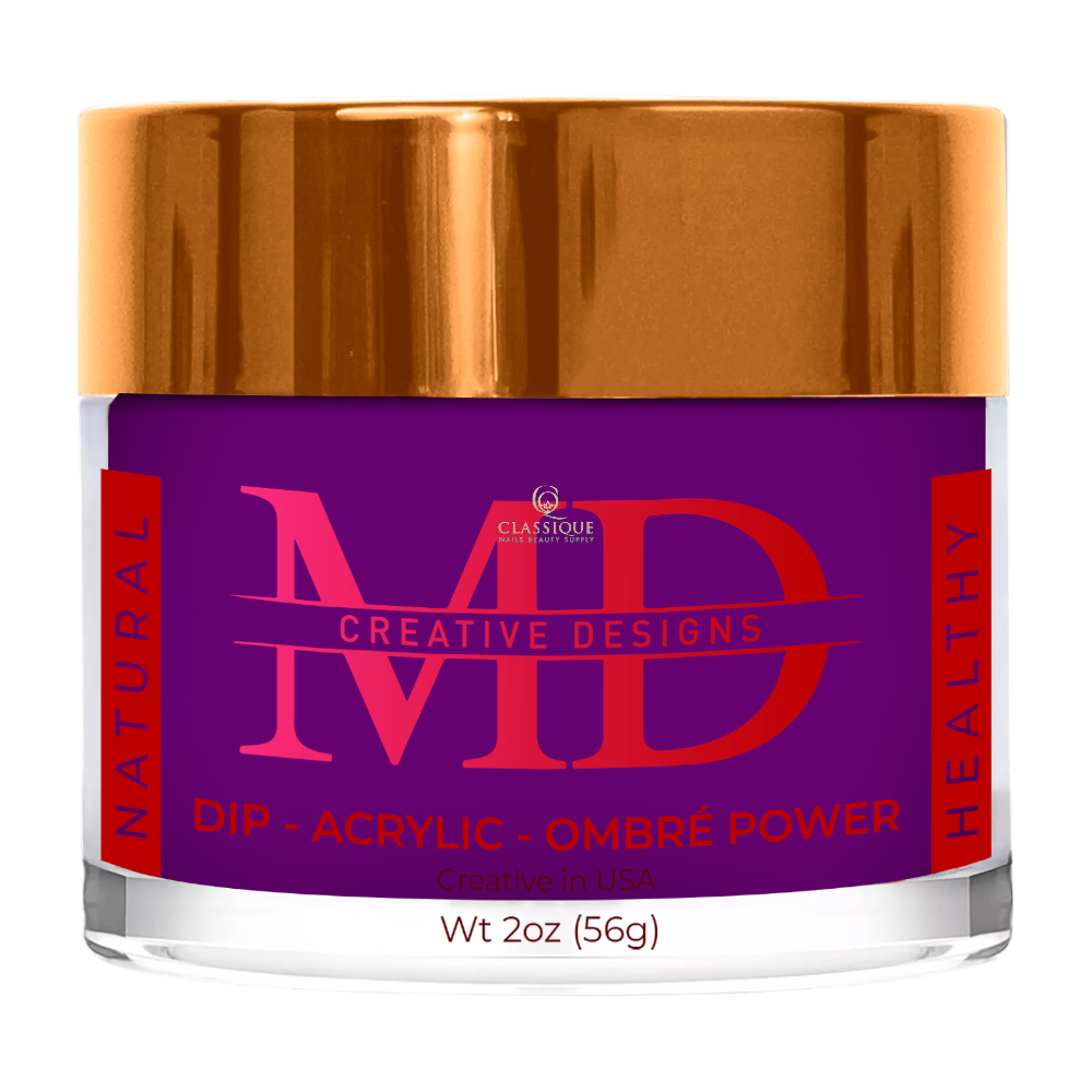 Glow in the Dark Dip and Acrylic Powder - MD Nails G120 deep purple, good acrylic powder, us maxim nail supply