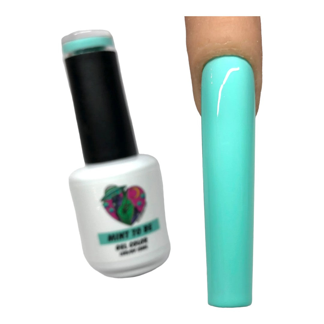 Cruelty Free Gel Polish - Mint To Be | Nailz By Dev Canada, french toe nail art