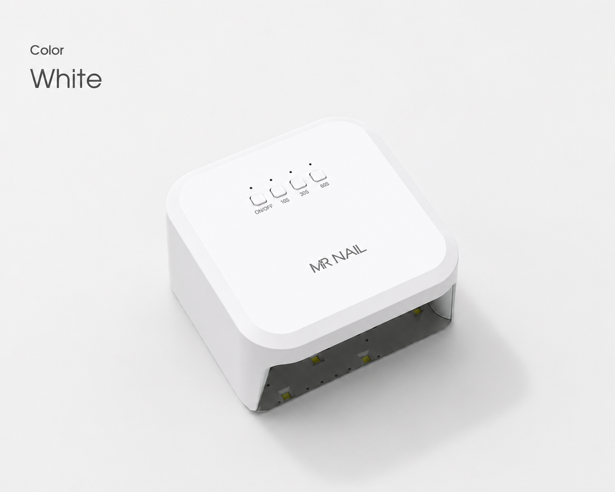 MR.NAIL Small Square Nail Lamp - White #W307