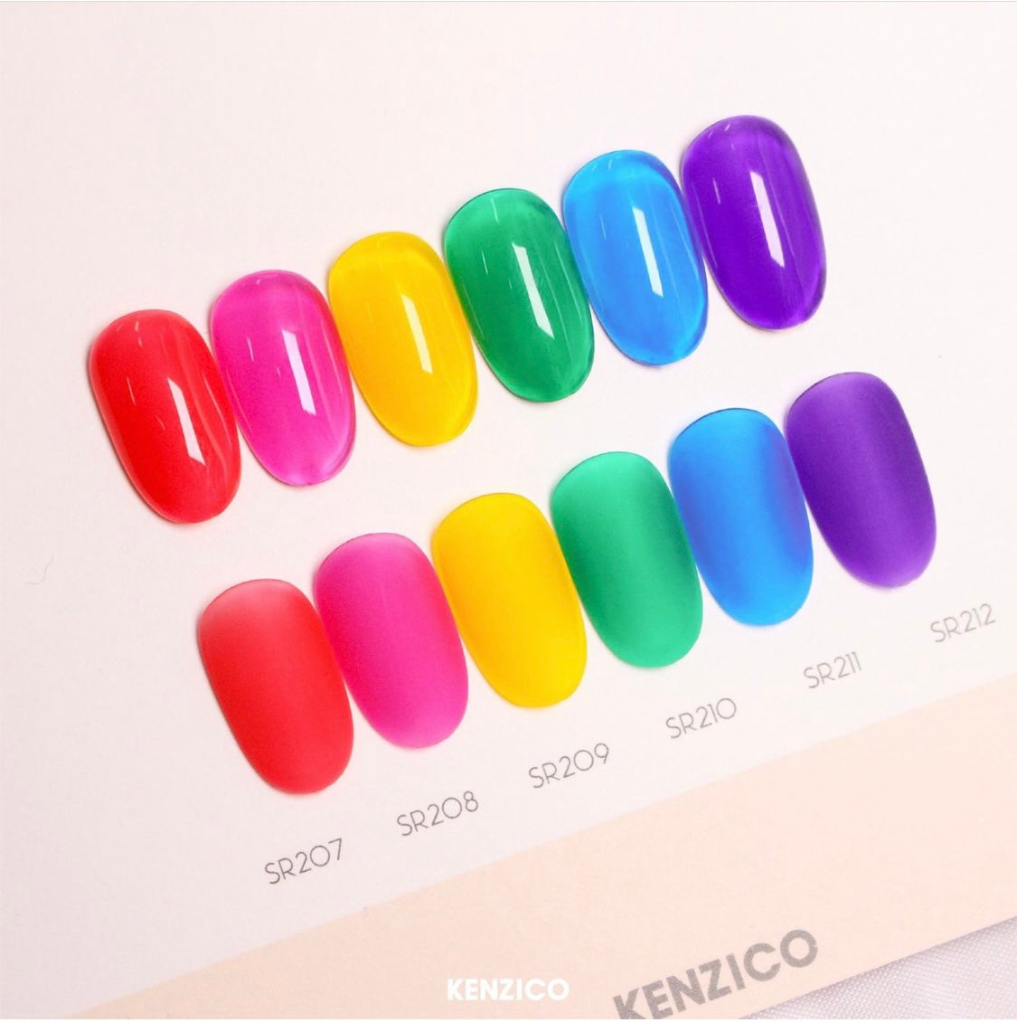Kenzico Korean Gel Polish, Malrang Syrup Colour Gel Polish SR-207