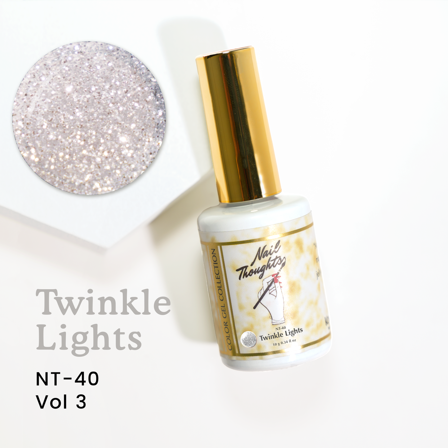 Kokoist X Nail Thoughts Colour Gel - Twinkle Lights #NT-40