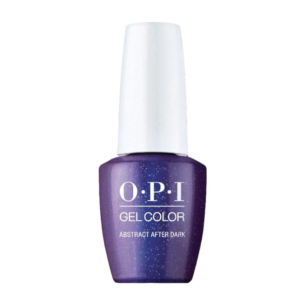 frosted nails, OPI Abstract After Dark