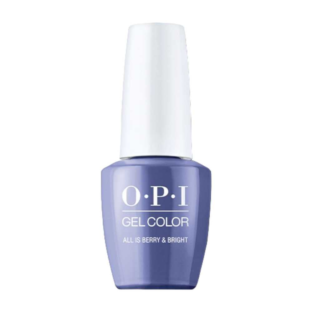 frosty nails, opi gel polish All Is Berry & Bright